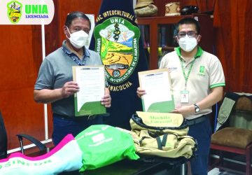 UNIA recibe #MochilaForestal como donación por OSINFOR